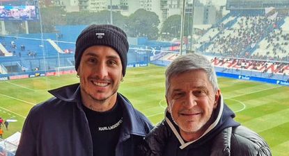José María Giménez fue al Parque Central a ver a Nacional y se llevó un regalo muy especial
