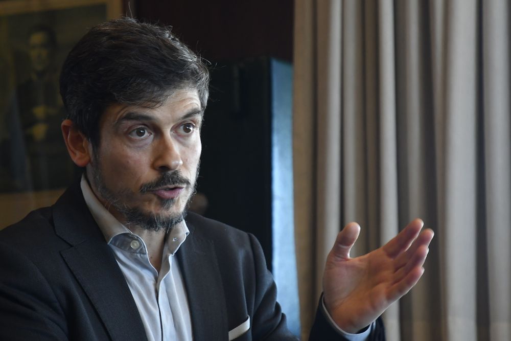 El director de la Dirección General Impositiva (DGI), Gustavo González.