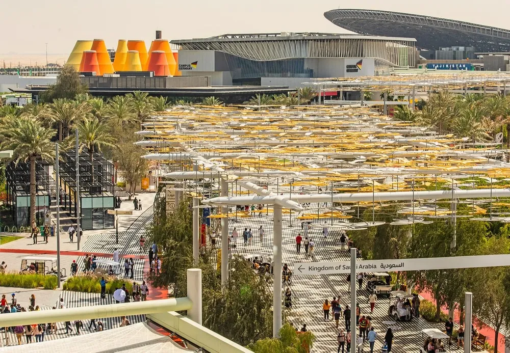 Vista panorámica de la Expo Dubai