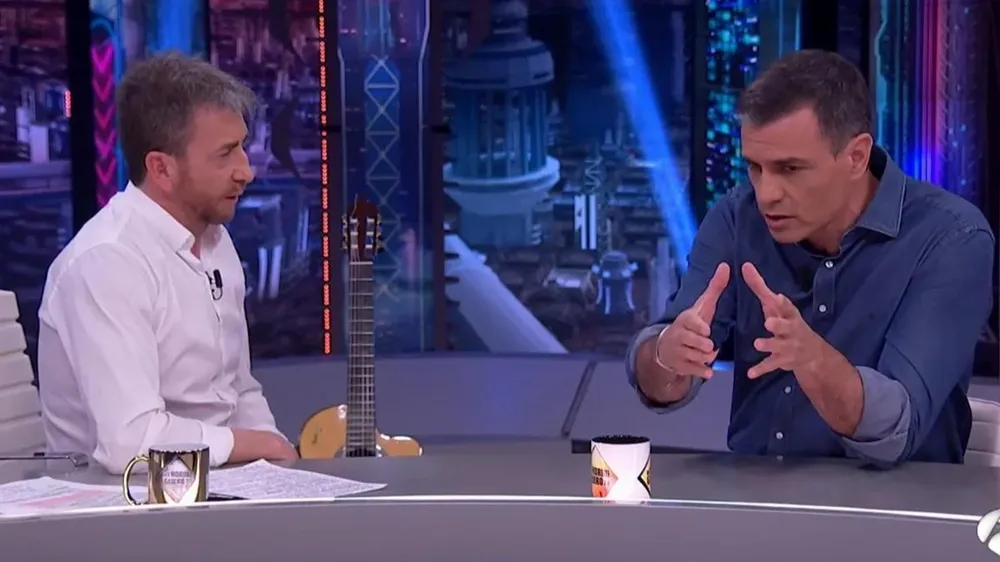 Pedro Sánchez en su entrevista en El Hormiguero