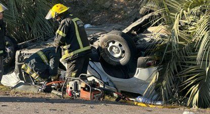 accidente fatal en ruta 9: dos personas murieron tras chocar de frente contra un camion brasileno cargado con vehiculos