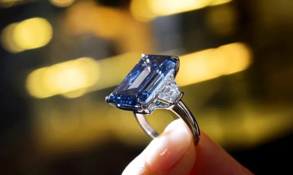 Oppenheimer Blue, un diamante que está cotizado en entre US$ 38 millones y US$ 45 millones