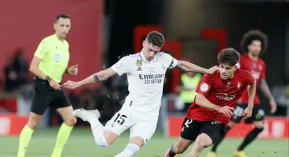 Valverde juega un nuevo partido con Real Madrid