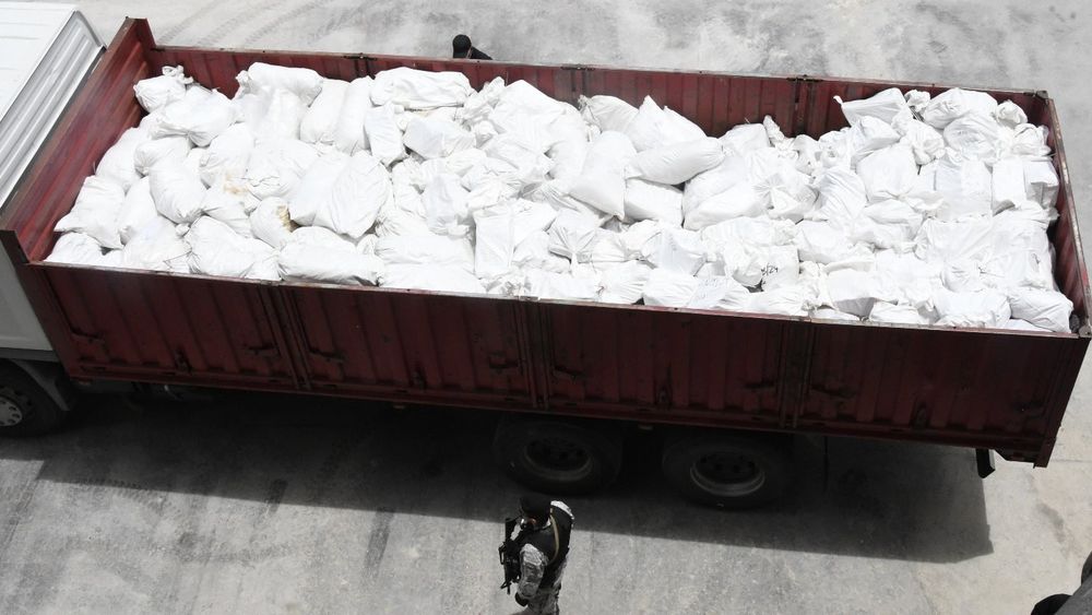 La droga trasladada por Interior para ser quemada.&nbsp;