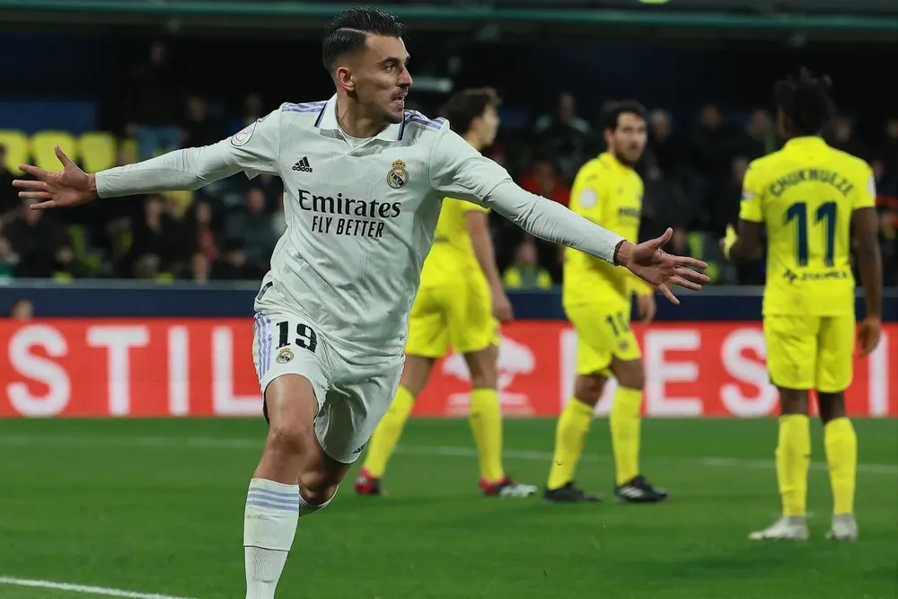 El festejo de Dani Ceballos