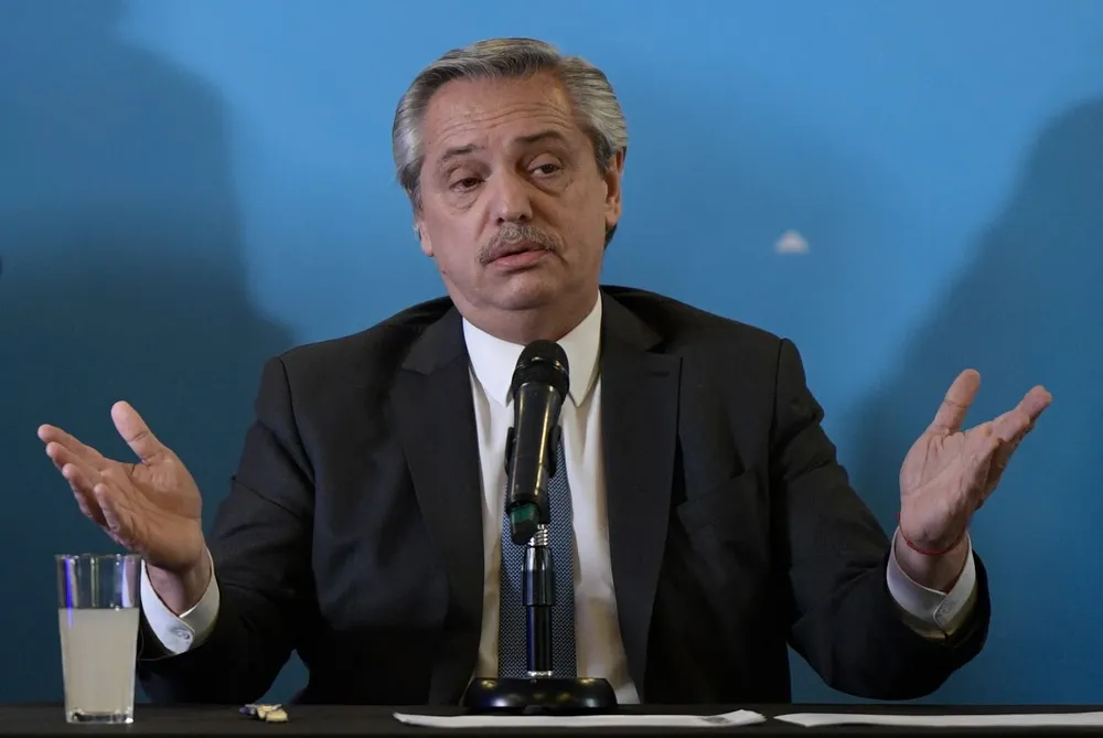 Alberto Fernández, presidente de Argentina.