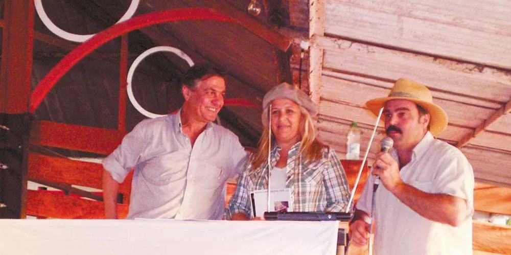 Gerardo Zambrano, Mariel Romero y Fernando Barrios