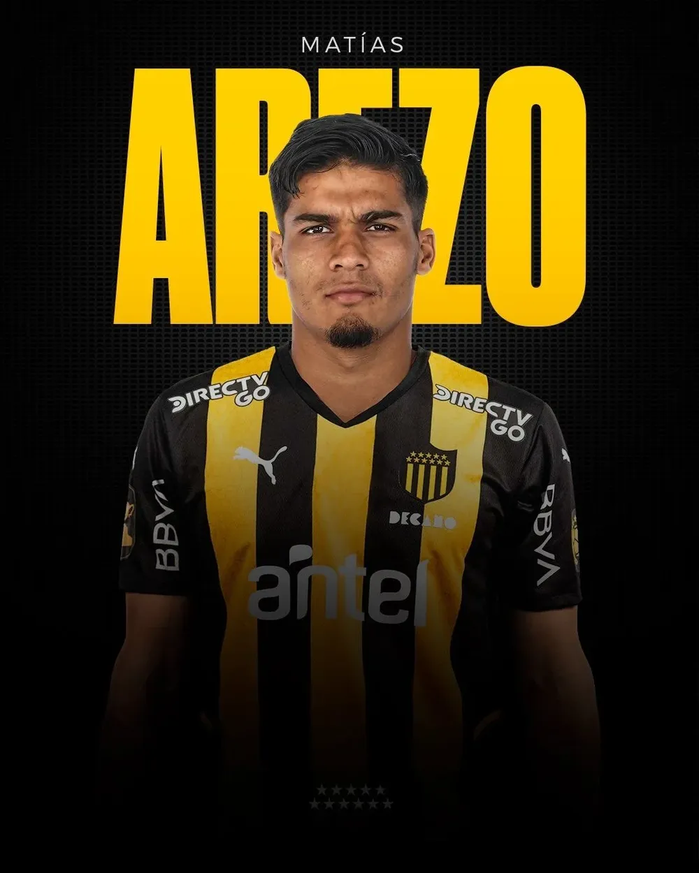 Matías Arezo ya fue confirmado por Peñarol como nuevo refuerzo