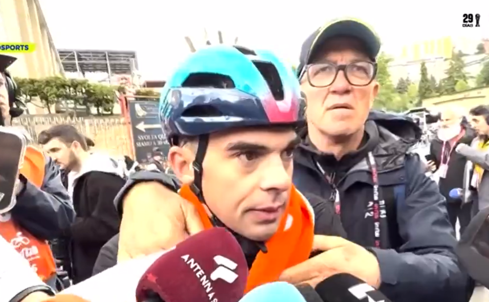 Thomas Silva tras la quinta etapa del Giro de Italia