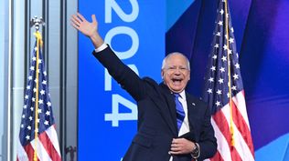 Tim Walz siguió sorprendiendo con sus dotes de orador en la Convención Demócrata