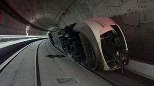 Así quedó el tren de alta velocidad que descarriló en el túnel de Atocha