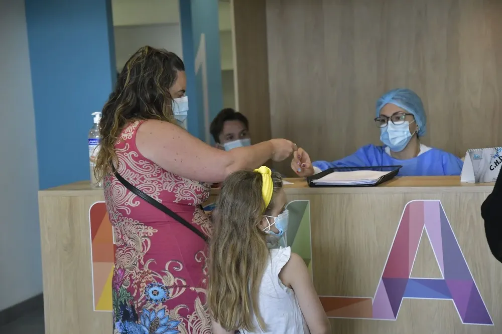 Vacunación en niños. Archivo.