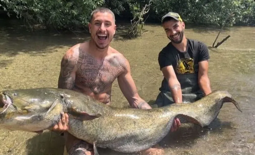José María Giménez y la pesca de siluros en España