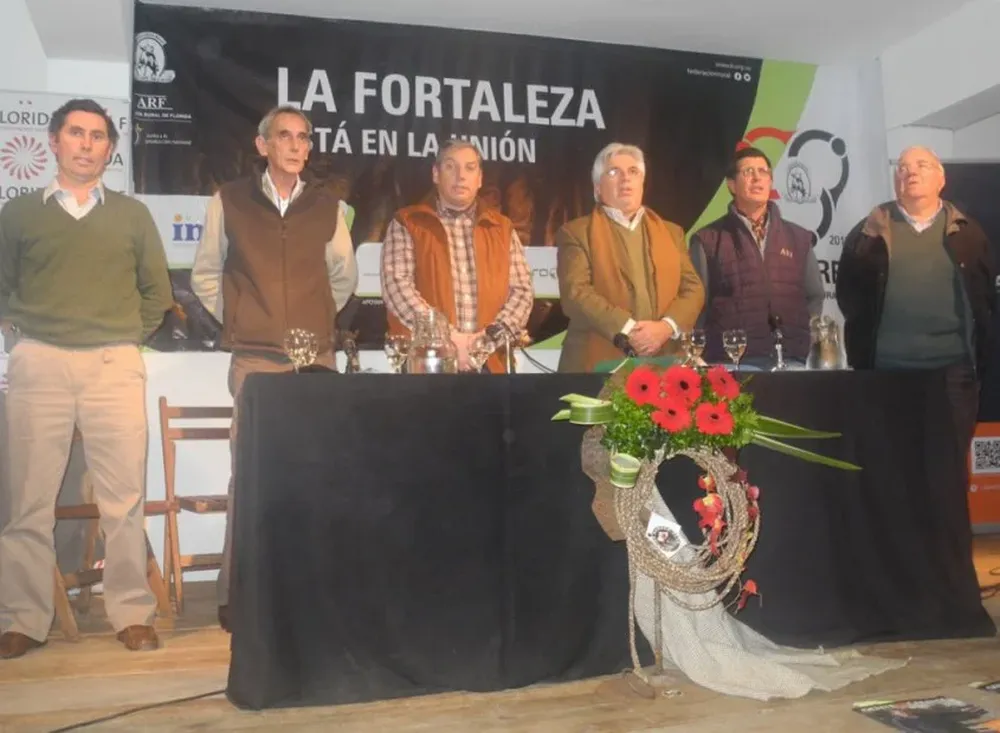 Dirigentes y autoridades en la inauguración del congreso ruralista en Florida