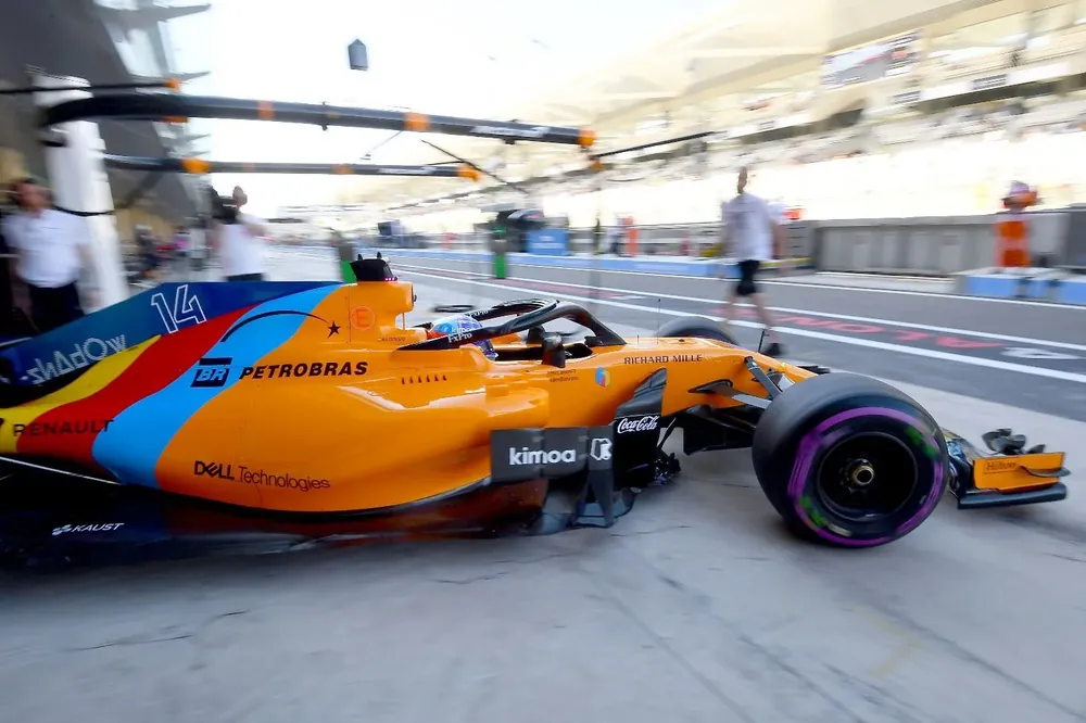 El McLaren especialmente diseñado para la despedida de Alonso