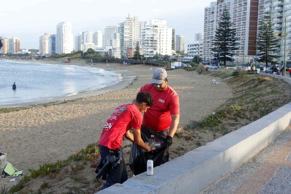 Punta del Este tras los festejos de Año Nuevo