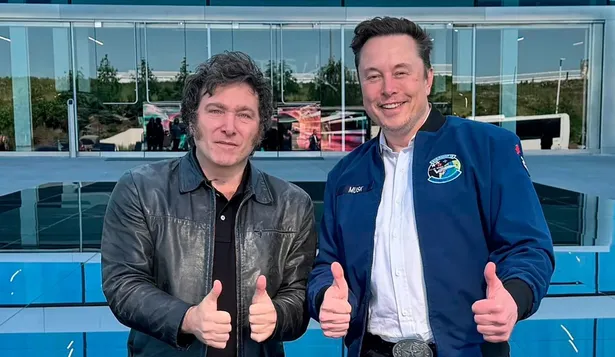Javier Milei junto al magnate Elon Musk en Austin, Texas, el mes pasado