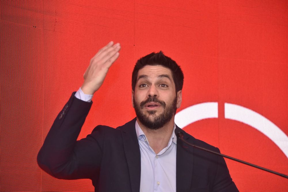 El candidato del Partido Colorado, Andrés Ojeda﻿