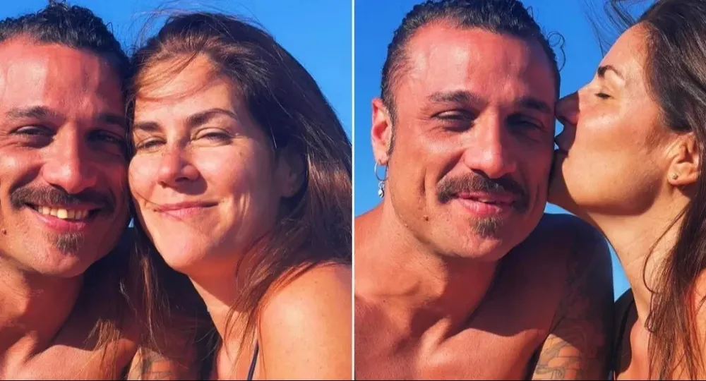 Daniel Osvaldo y Daniela Ballester