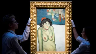 La Gommeuse, en manos de dos funcionarios de la empresa Sothebys