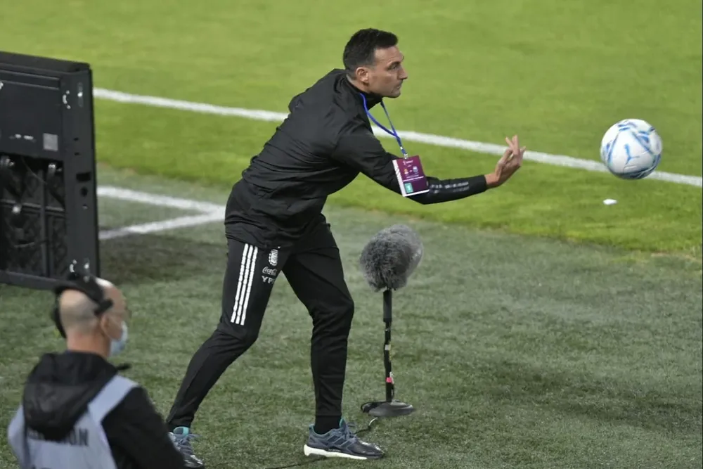 Scaloni, entrenador de Argentina