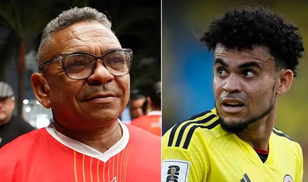 Luis Díaz padre y su hijo, actual jugador de Liverpool..