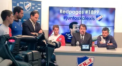 Nacional presentó la cuenta 1899 de Redpagos para coloborar con Alexis Viera