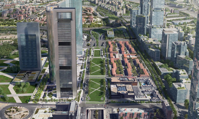 Cómo quedaría el Paseo de la Castellana soterrado.