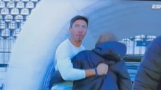 El saludo de Juan Manuel Olivera y Diego Aguirre