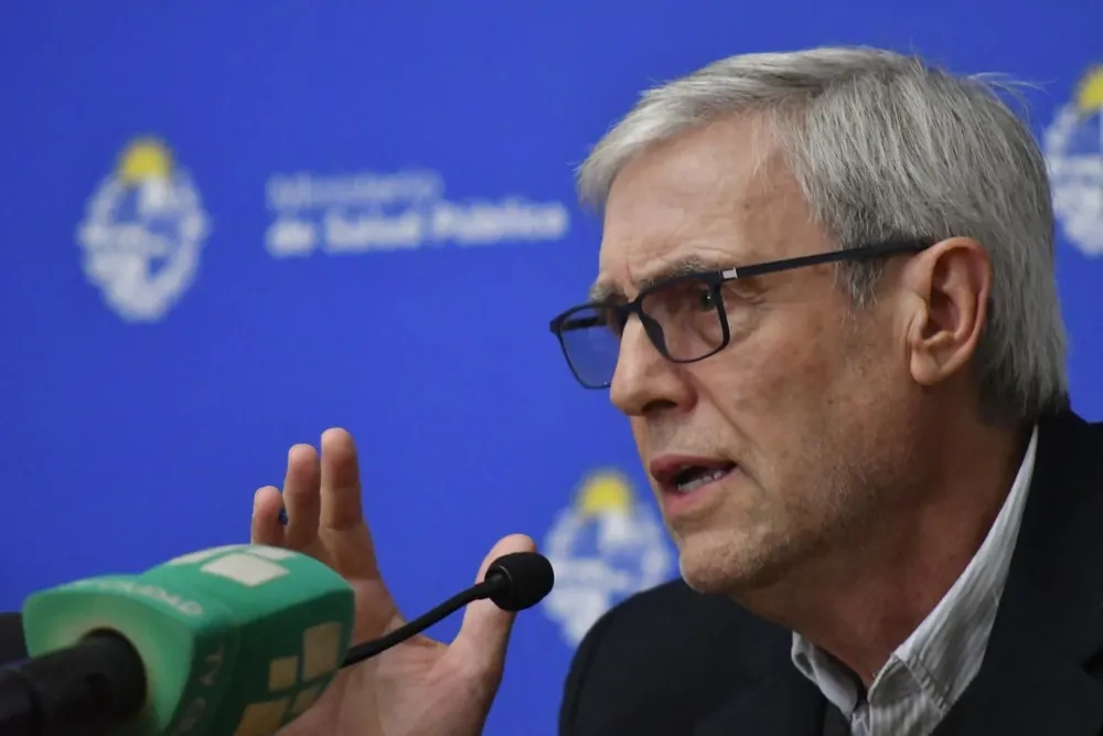 El presidente de OSE, Raúl Montero