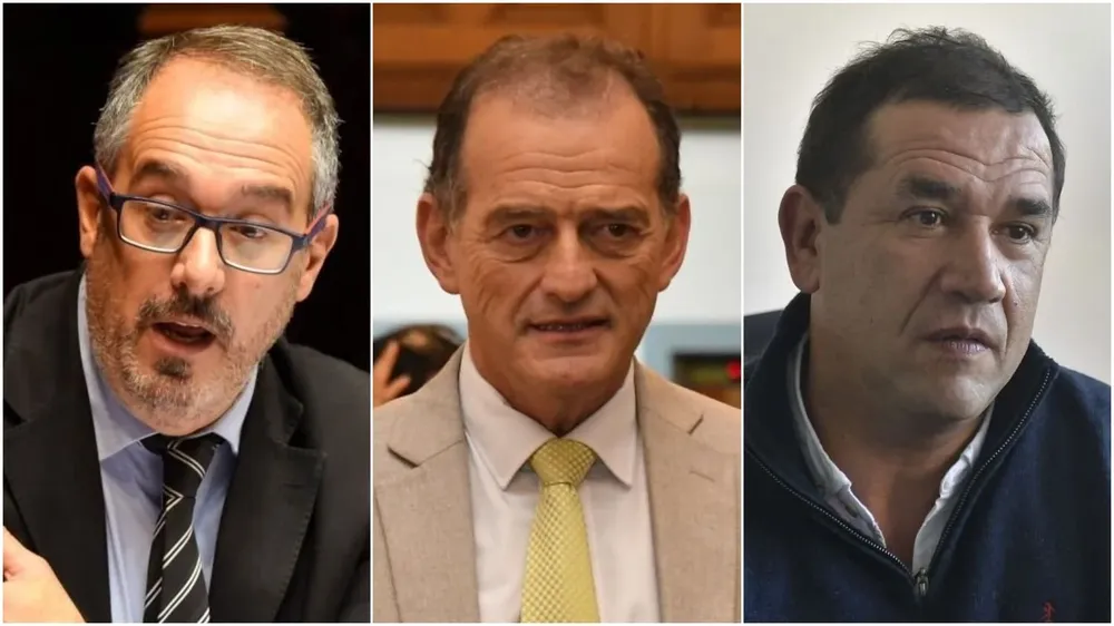 José Carlos Mahía, Guido Manini Ríos y Sebastián Da Silva