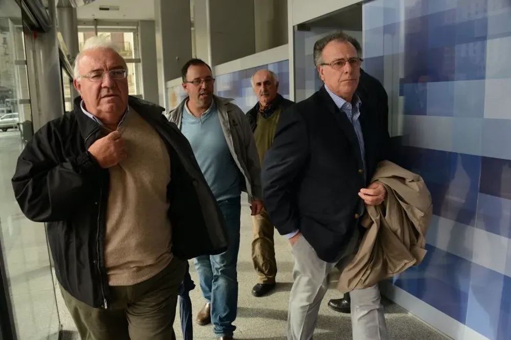 Los dirigentes lecheros llegan a Torre Ejecutiva a dialogar con el presidente Tabaré Vázquez