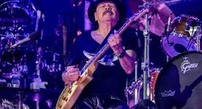 Carlos Santana en uno de sus conciertos en Madrid.&nbsp;