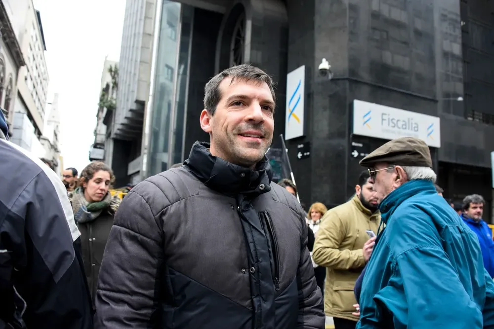 Federico Kreimerman, presidente de FFOSE, tras declarar en Fiscalía