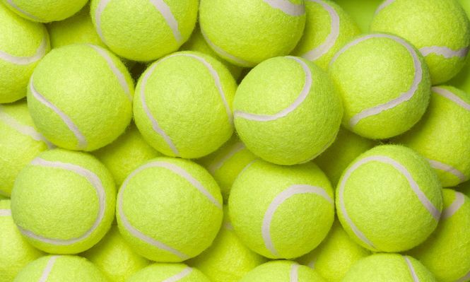 Las pelotas de tenis 