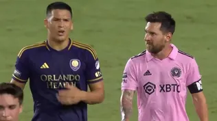 César Araujo y Lionel Messi