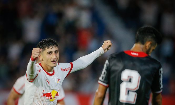 Ignacio Sosa marcó su primer gol en Red Bull Bragantino