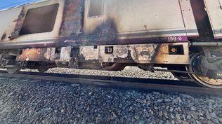 Restablecida la línea Madrid-Andalucía luego de la evacuación a 210 pasajeros por el incendio de un tren