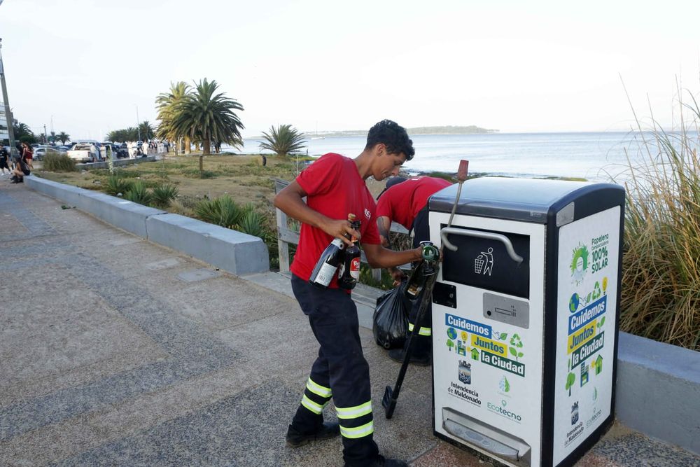 Punta del Este tras los festejos de Año Nuevo