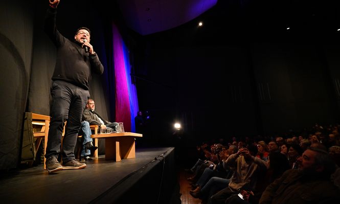 Alejandro Sánchez en el acto de este sábado.&nbsp;