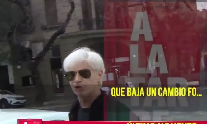 El día de furia de Juan Di Natale con un periodista de LAM.