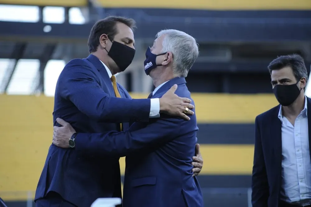 Ignacio Ruglio y Rodolfo Catino. (Archivo)