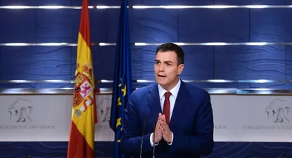 El líder del PSOE, Pedro Sánchez