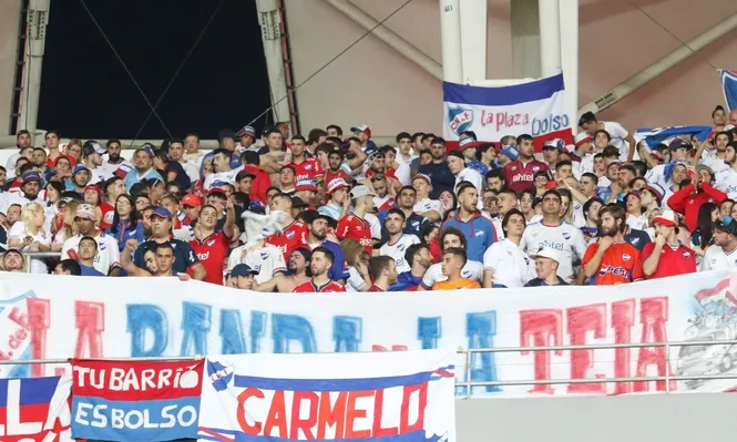 Hinchas de Nacional en Beira Río en 2019
