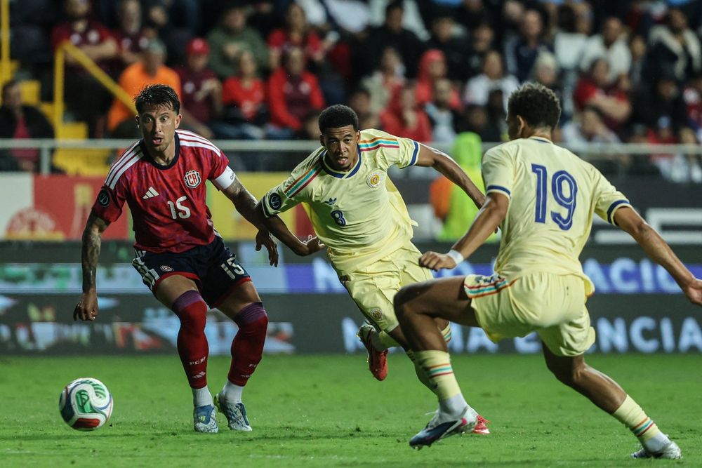 Francisco Calvo con la selección de Costa Rica
