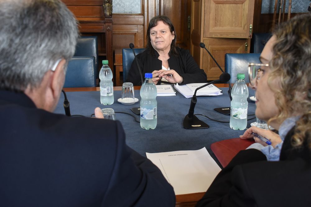 20250402 Mónica Ferrero, fiscal de Corte interina en el Senado.