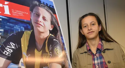 Belén Aquino, ganadora de la primera edición de Fútbolx100 Femenino