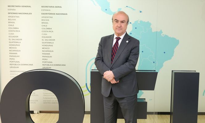 El secretario general de la Organización de Estados Iberoamericanos (OEI), Mariano Jabonero
