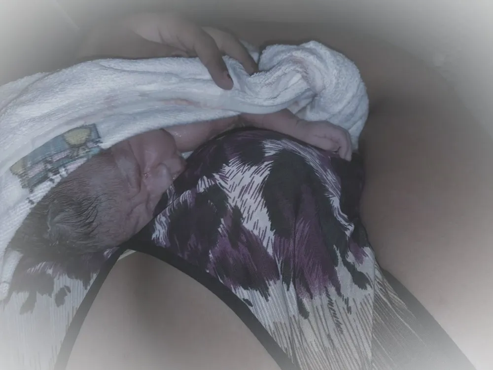 Oriana, la bebé que nació en el peaje Queguay