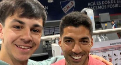 La foto de Gonzalo Petit y Luis Suárez en Los Céspedes